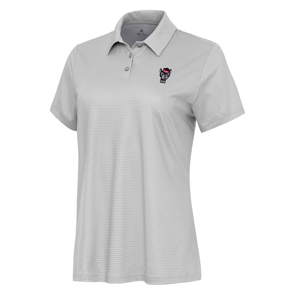 White/Grey Ladies Rings Polo - Wolf